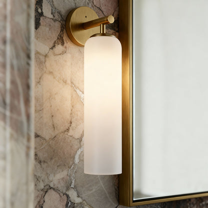 Contemporary Glass Globe Wall Sconce with LED Bulb for Bedroom Dining Room Bathroom Foyer Kitchen Study
