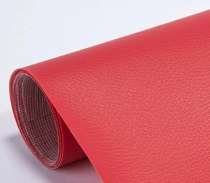 Peel-and-Stick Faux Leather Upholstery Repair Sheet – Cut to Size for Couches, Car Seats & Furniture – 8×55 in Restoration Patch