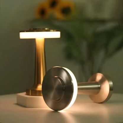 Cordless LED Accent Lamp with Dimming & Color Temperature Control for Bedrooms, Restaurants & Living Rooms