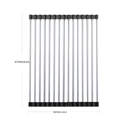 ROLLSINK – Roll Up Stainless Steel Dish Drying Rack