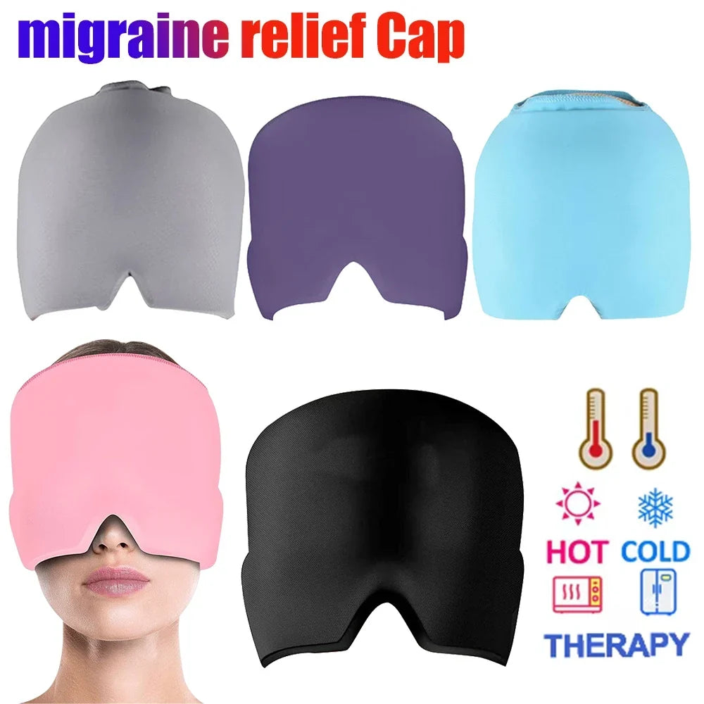 Migraine Cap Cooling & Warming Gel Stretch Fit