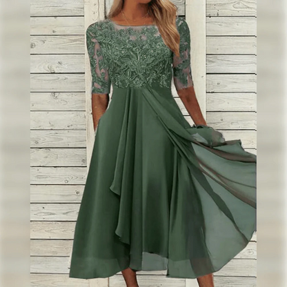 Women's Versatile Occasion Dress – Elegant Long-Sleeve Design for Weddings, Parties & Events in Multiple Colors