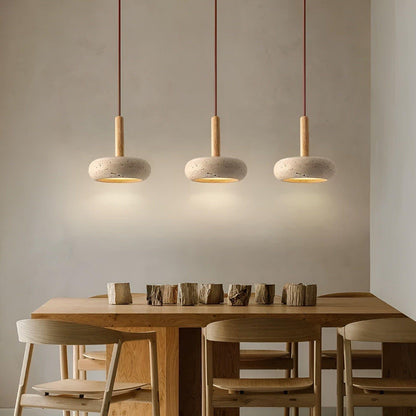 Wabi Sabi Ceiling Light | LED Pendant with Adjustable Length for Timeless Elegance