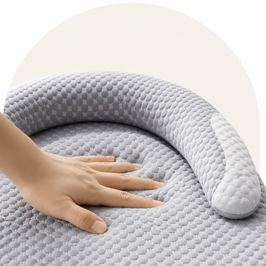 Ortekor Polka Dot Cooling & Washable Cover Dog Bed