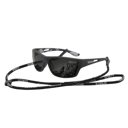 Athletic Wraparound Sunglasses with Anti-Glare Polarized Lenses & UV Shield for Running, Cycling, Hiking | Men & Women Sports Eyewear