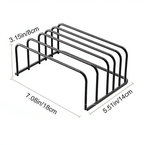 Sierra Kitchen Drawer Organizer - Steel, Matte Black, Compact Pantry Storage