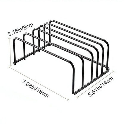 Sierra Kitchen Drawer Organizer - Steel, Matte Black, Compact Pantry Storage