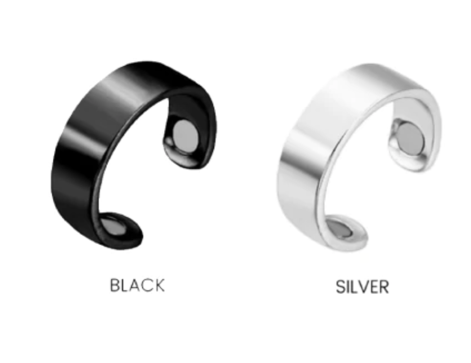 Adjustable Magnetic Wellness Ring for Daily Comfort & Balance – Metal Therapy Band for Fingers, Flexible Fit, Everyday Wear, Holistic