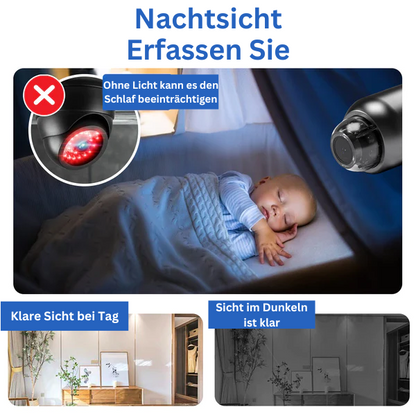 1080p HD Wireless Baby Monitor Camera with Night Vision & Motion Detection for Nursery Security