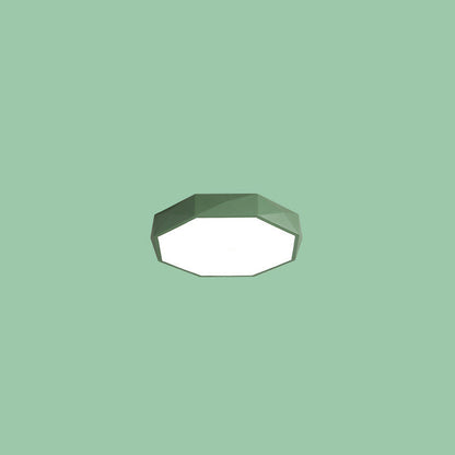 Abstract Scandinavian LED Ceiling Light Flush Mount Minimalist Round Indoor Fixture for Bedroom Living Room Hallway Modern Nordic Style