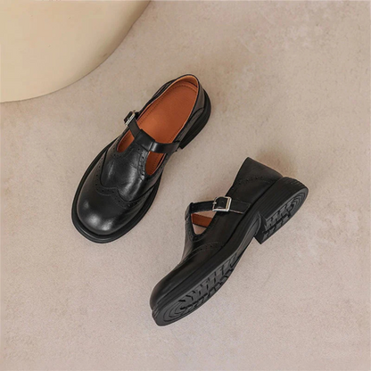 Women's Vegan Leather Flats – Breathable Slip-On Shoes for Summer & Spring, Lightweight Comfort Walking Shoes