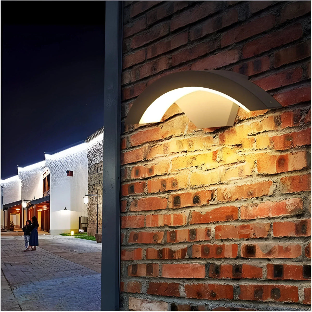 Outdoor Security Light with Motion Sensor | Weather-Resistant LED Wall Sconce for Porch, Patio & Entryway | 18W Automatic Dusk-to-Dawn
