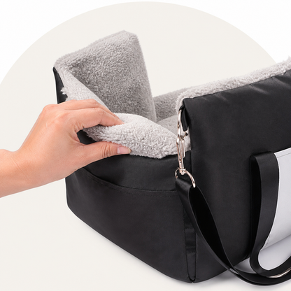 Ortekor Double Seat Belts & Washable Dog Car Seat (Small Dog)