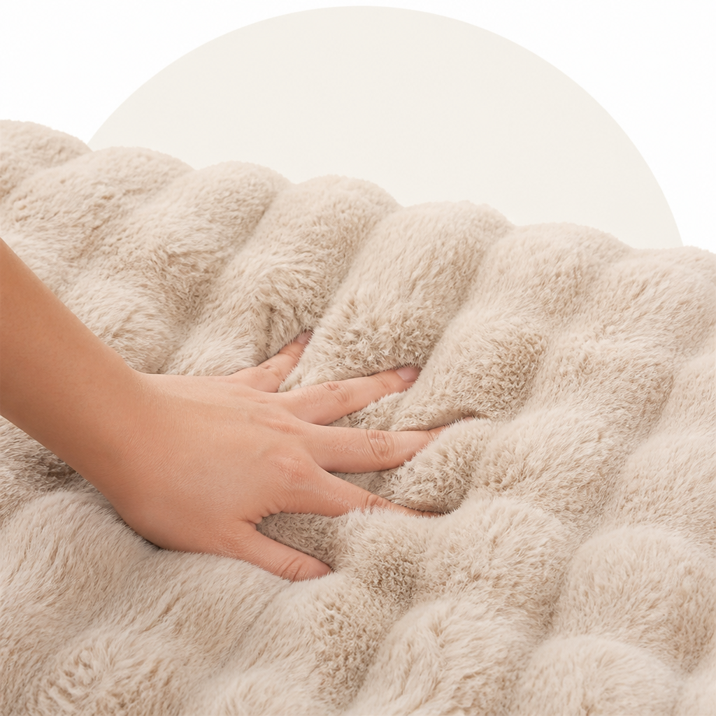 Ortekor Thick Polyurethane Foam & Removable Cover Dog Bed