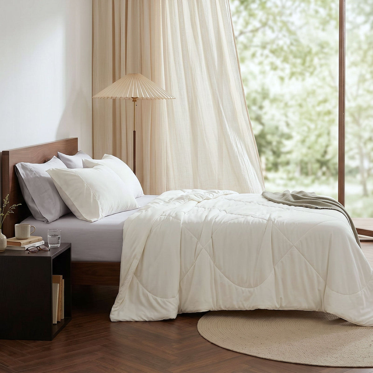 Cloud-Like Comforter | Cooling Comforter with Japanese Fabric for Summer Comfort