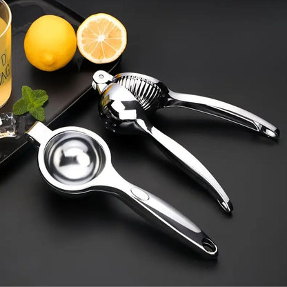 Handheld Citrus Press for Lemons Limes & Oranges – Stainless Steel Squeezer Tool Kitchen Juicer 8.7 Inch Ergonomic Grip Drink & Cooking