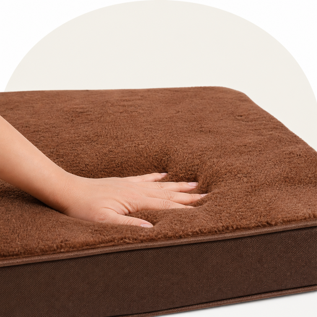 Ortekor Orthopedic Memory Foam & Non-Slip Dog Bed (Removable Cover)