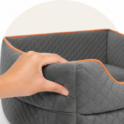 Ortekor Thick Padded Dog Booster Seat (Removable & Washable Cover)