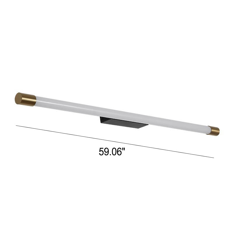 Linear LED Aluminum Light Bar 16-59 in Hardwired Fixture Dimmable 8W-36W Black Gold for Bedroom Living Room Hallway Mirror Bathroom Accent W