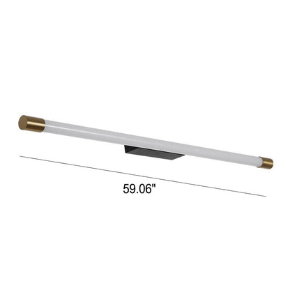 Linear LED Aluminum Light Bar 16-59 in Hardwired Fixture Dimmable 8W-36W Black Gold for Bedroom Living Room Hallway Mirror Bathroom Accent W