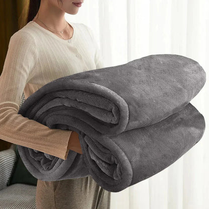 Fleece Throw Blanket for Couch, Extra Soft Fleece Blanket for Bed, Warm Cozy Blanket for Sofa and Travel