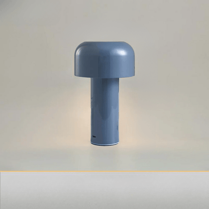 Rechargeable LED Mushroom Lamp Yellow Wireless Cordless Night Light 10 in Tall USB Bedside Accent Mood Lighting for Bedroom Living Room Offi