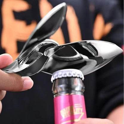 Swallow Bottle Opener with Balancing Stand – Zinc Alloy Mirror-Polish Design for Beer, Soda & Craft Bottles | Bar Decor Sculpture