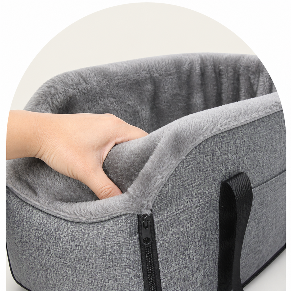Ortekor Buckle-Secure & Portable Polyester Pet Car Seat