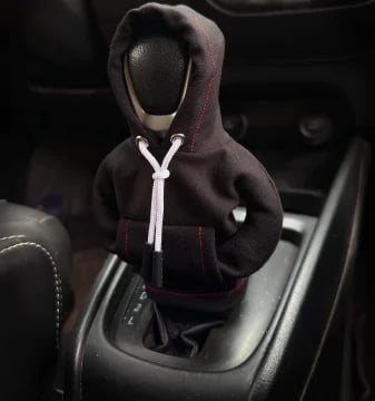 Mini Hoodie Gear Shift Cover – Playful Car Interior Accessory for Manual & Automatic Vehicles