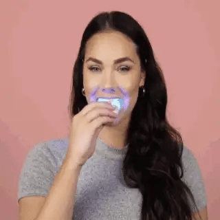 Teeth Whitening Kit LED Blue Light Carbamide Peroxide Gel