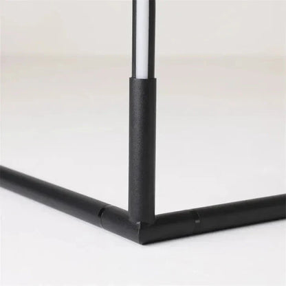 Dimmable LED Corner Floor Lamp with Remote Control Black 56 in Tall | Adjustable Light Temperature for Living Room Bedroom Office | Modern A