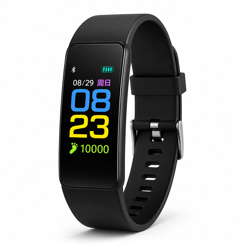 Simple LED Heart & Blood Pressure Senior Smartwatch