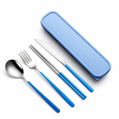 Eco-Friendly Stainless Steel Portable Cutlery Set