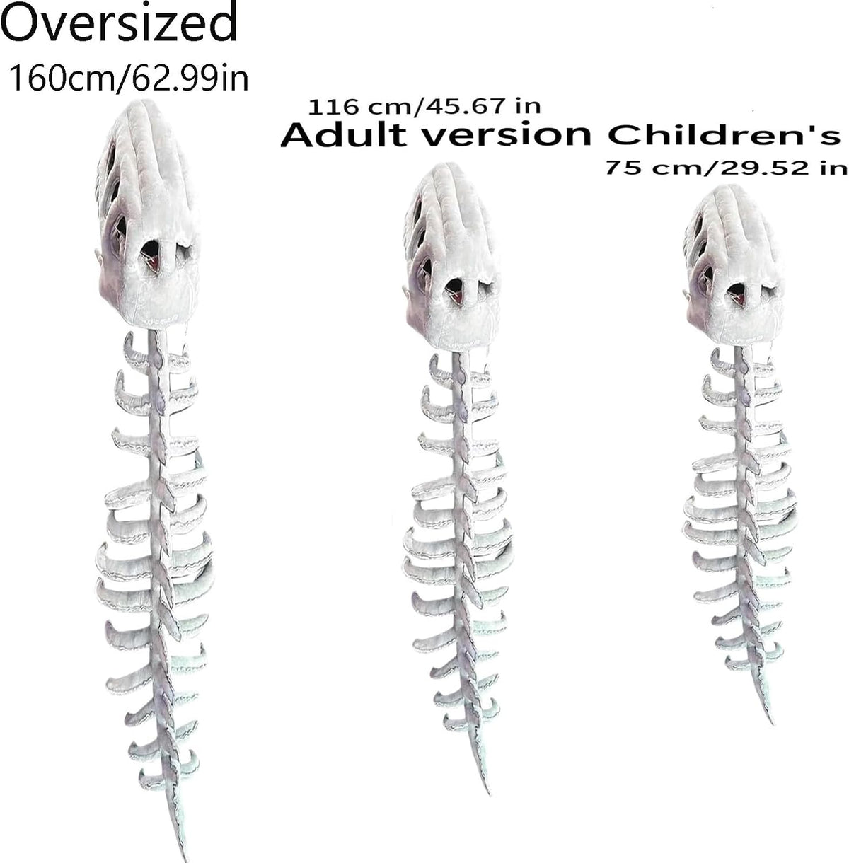 Dinosaur Costume | 3D Skeleton Design for Realistic Halloween Dress-Up