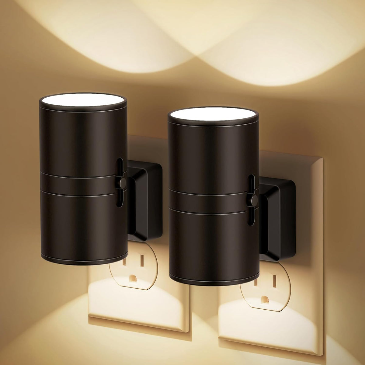 NightNova | LED Night Light with Dusk Sensor & Adjustable Brightness | Compact Plug-in Lamp for Ambient Illumination