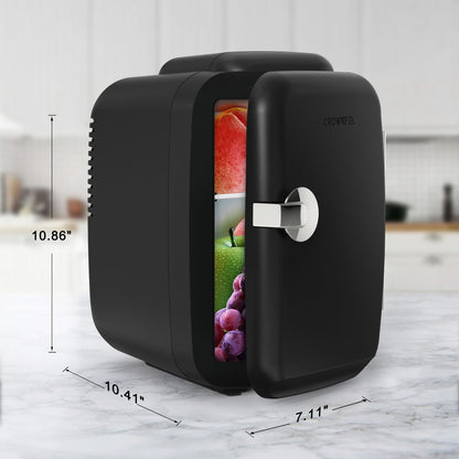 Mini Fridge with Cooling and Warming, Small Refrigerator for Skincare, Portable Mini Fridge for Dorm Room and Car