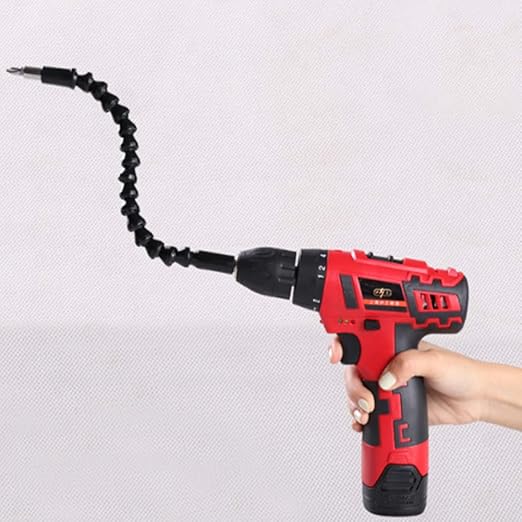 Flexible Drill Bit Extension with Screwdriver Bit Set for Tight Spaces and Awkward Corners