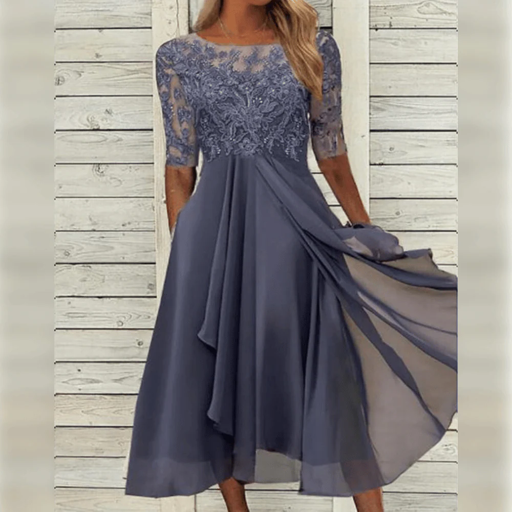 Women's Versatile Occasion Dress – Elegant Long-Sleeve Design for Weddings, Parties & Events in Multiple Colors