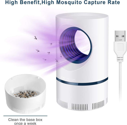 Electronic Bug Zapper Trap with UV Light and Suction Fan for Indoor and Outdoor Fly and Mosquito Control