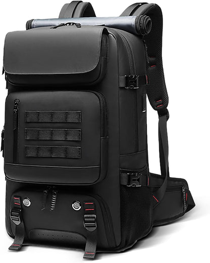 Large Capacity Backpack with Laptop Sleeve, Separate Shoe Storage & Charging Port for Travel, Hiking & Commuting