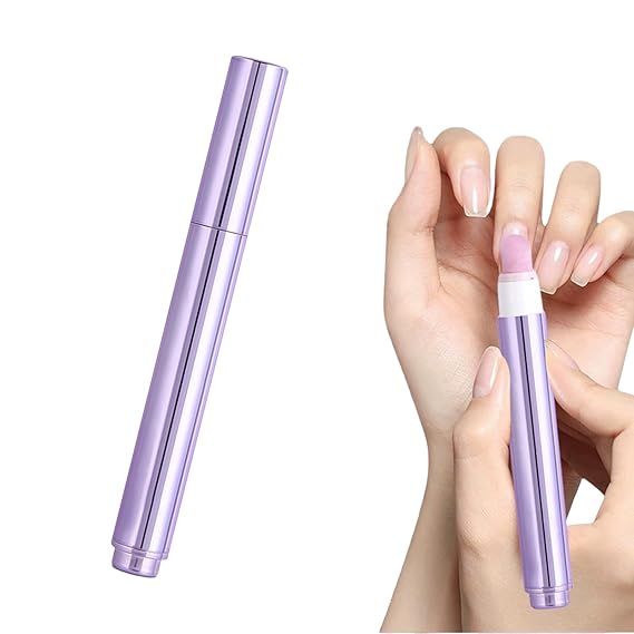 3-in-1 Cuticle Oil Pen with Brush Applicator for Nail Strengthening & Hydration, Softens Dry Cuticles, Brightens Nails