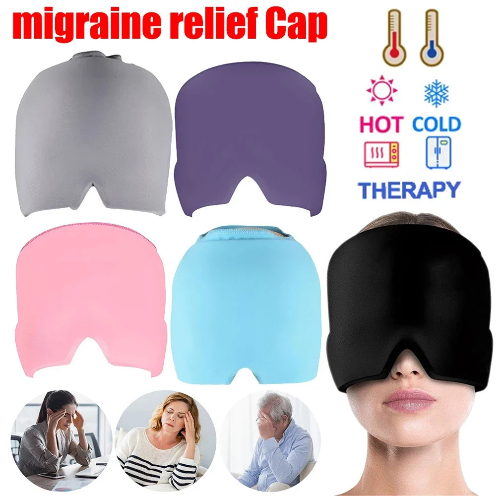 Migraine Cap Cooling & Warming Gel Stretch Fit