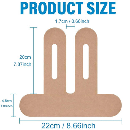 Pre-Cut Kinesiology Tape for Knee Support – 150% Stretch Cotton Athletic Tape for Pain Relief & Stability During Sports & Daily Activity