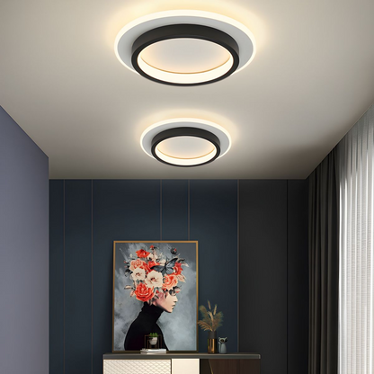 Round Flush Mount LED Light 2 in Low Profile for Bedroom Hallway Living Room Kitchen Entry Modern Ultra Slim Disk Design 10W 20W Integrated