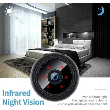 Compact Wireless HD Security Camera with Real-Time Audio & Video Streaming for Home Monitoring