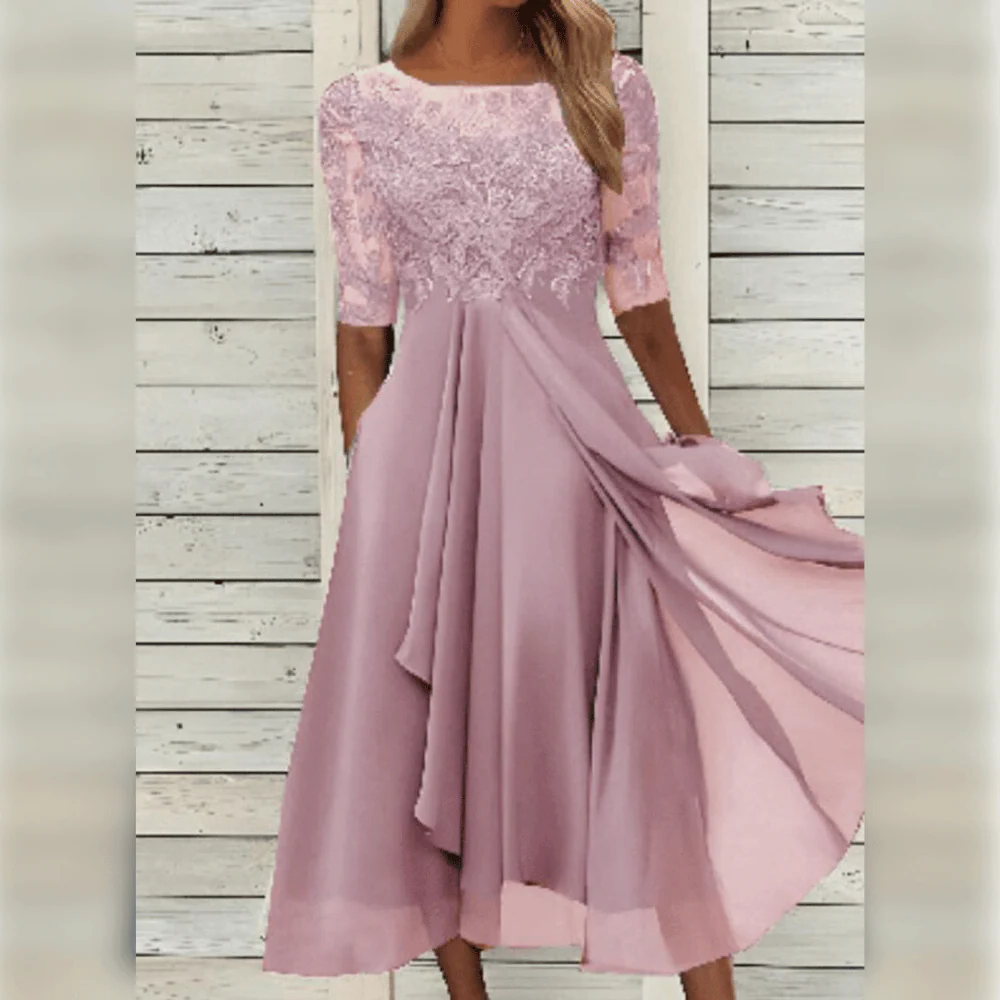 Women's Versatile Occasion Dress – Elegant Long-Sleeve Design for Weddings, Parties & Events in Multiple Colors