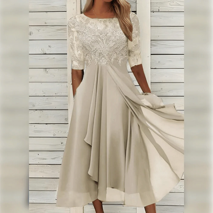 Women's Versatile Occasion Dress – Elegant Long-Sleeve Design for Weddings, Parties & Events in Multiple Colors