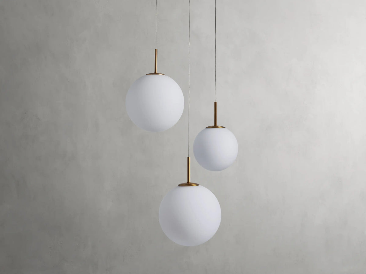 Adjustable Multi-Globe LED Spiral Chandelier 20-43 in Diameter Crackle or Matte Glass Brass Finish for Entryway & Dining Room