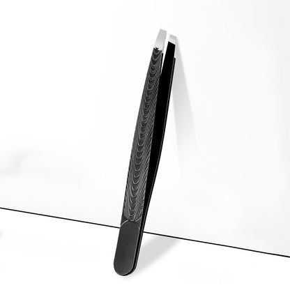 SculptSure - Precision Black Angled Eyebrow Tweezers