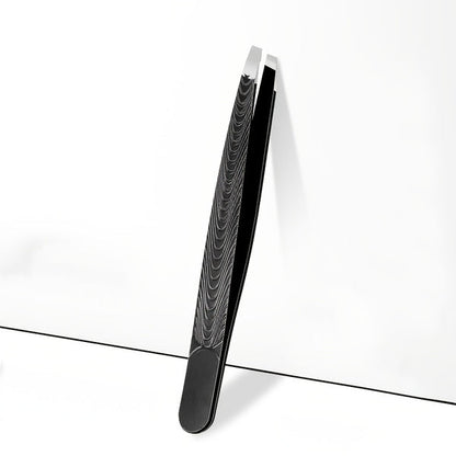 SculptSure - Precision Black Angled Eyebrow Tweezers